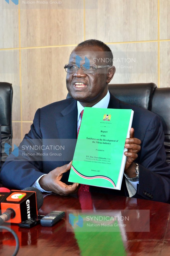 Report titled “Taskforce on the Development of the Miraa Industry”