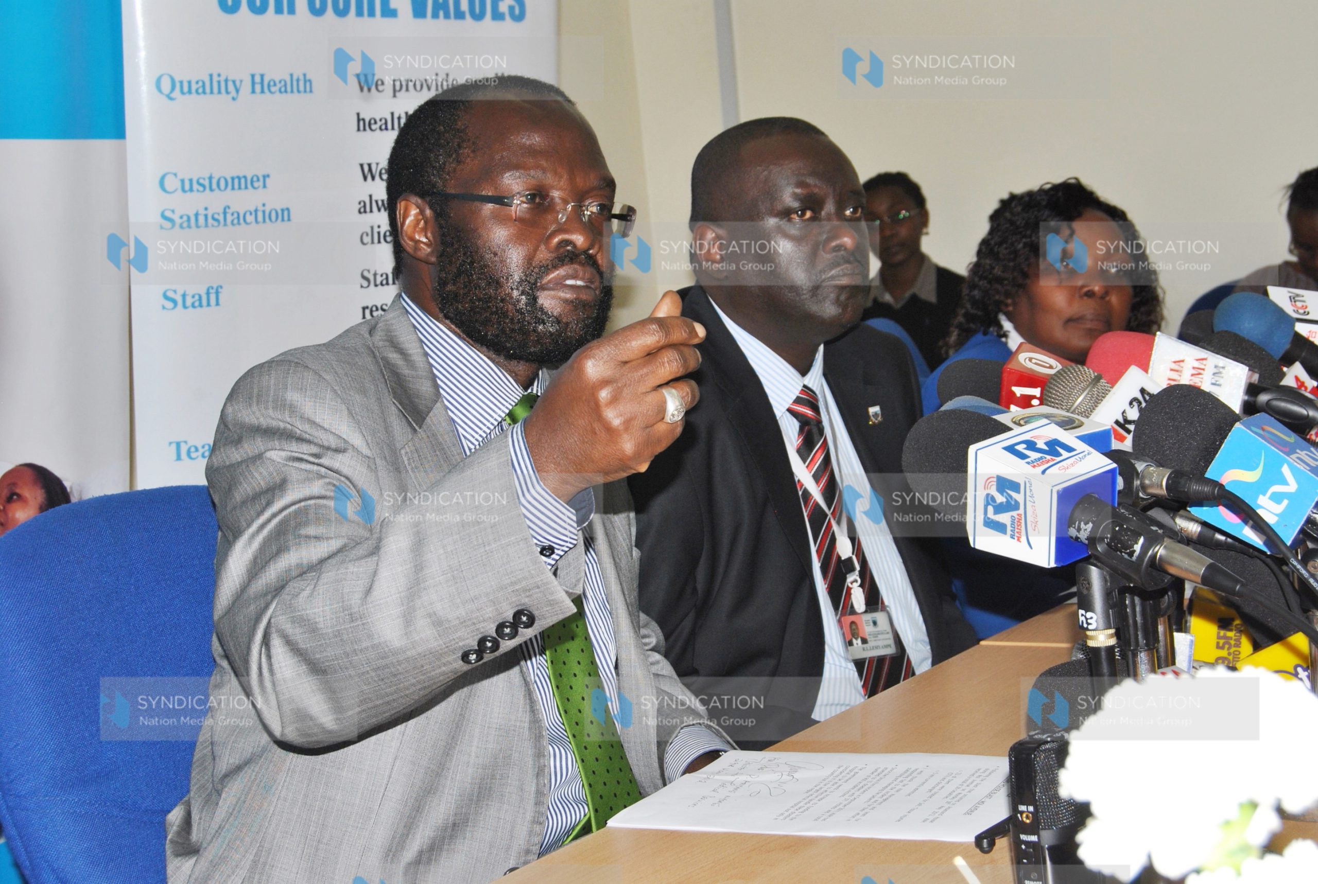 Press Conference at Kenyatta National Hospital
