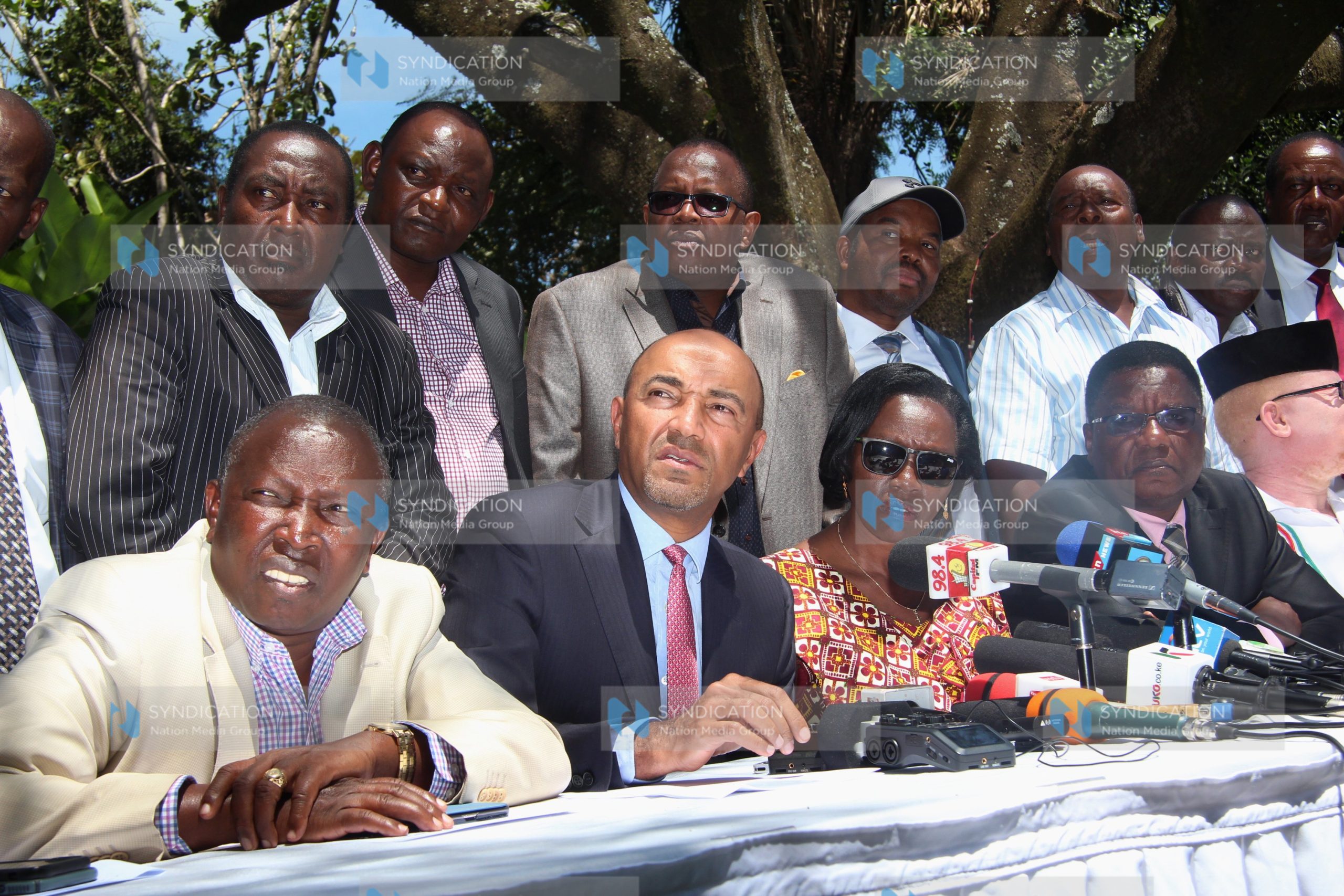 Press conference at Serena Hotel