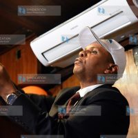 Former Assistant Minister Danson Mungatana addressing journalists