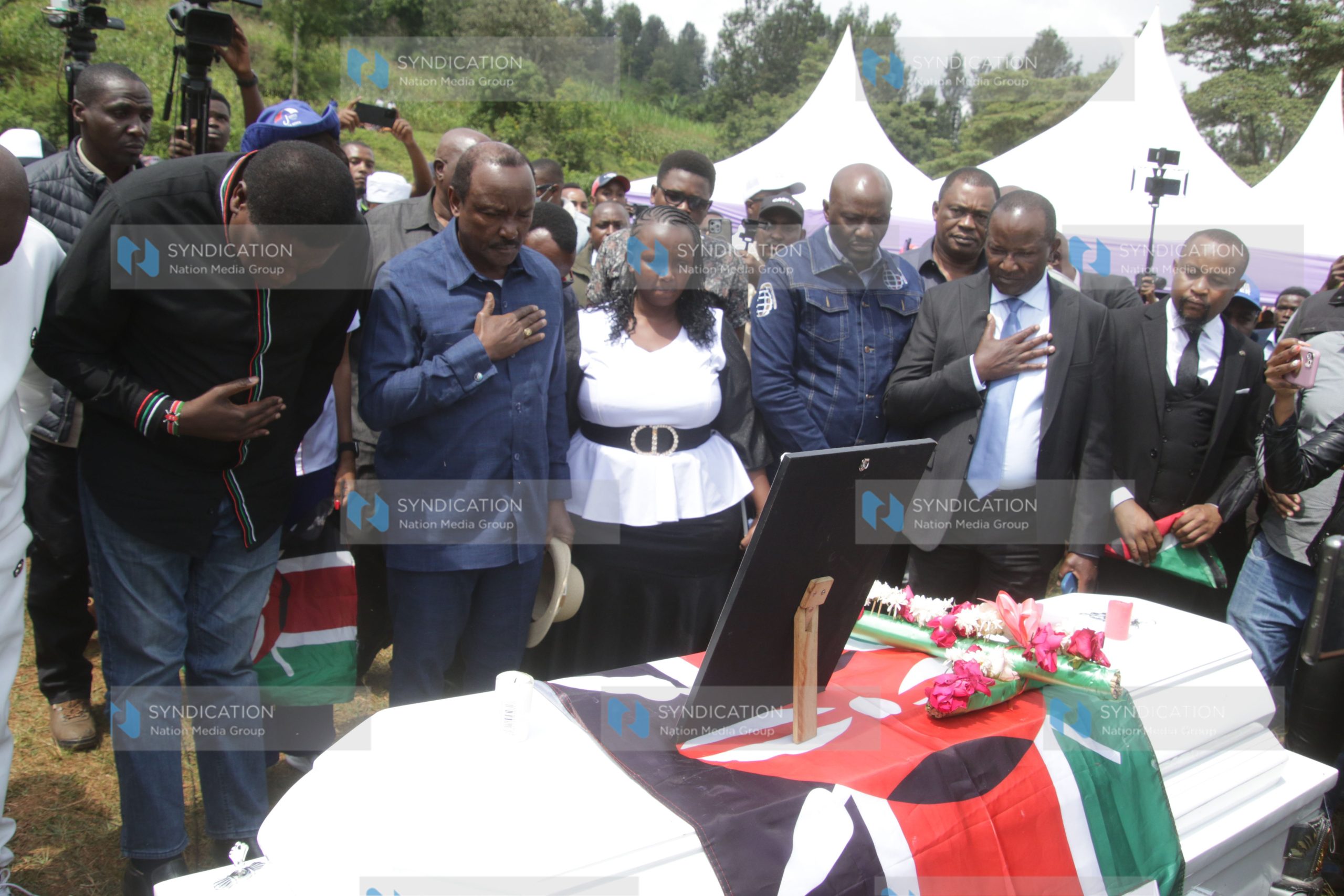 Burial of Boniface Kariuki