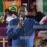 Azimio la Umoja leader Raila Odinga addresses mourners