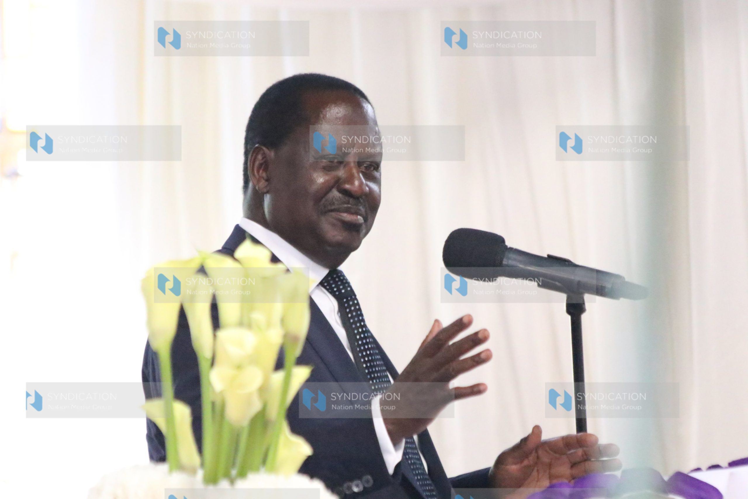 Former Prime Minister Raila Odinga