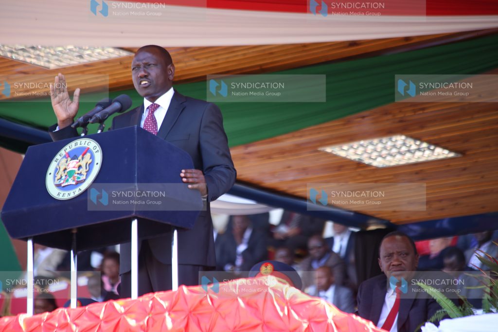 Deputy President William Ruto Speaking during Madaraka Day