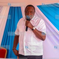 Former President Uhuru Kenyatta speaking