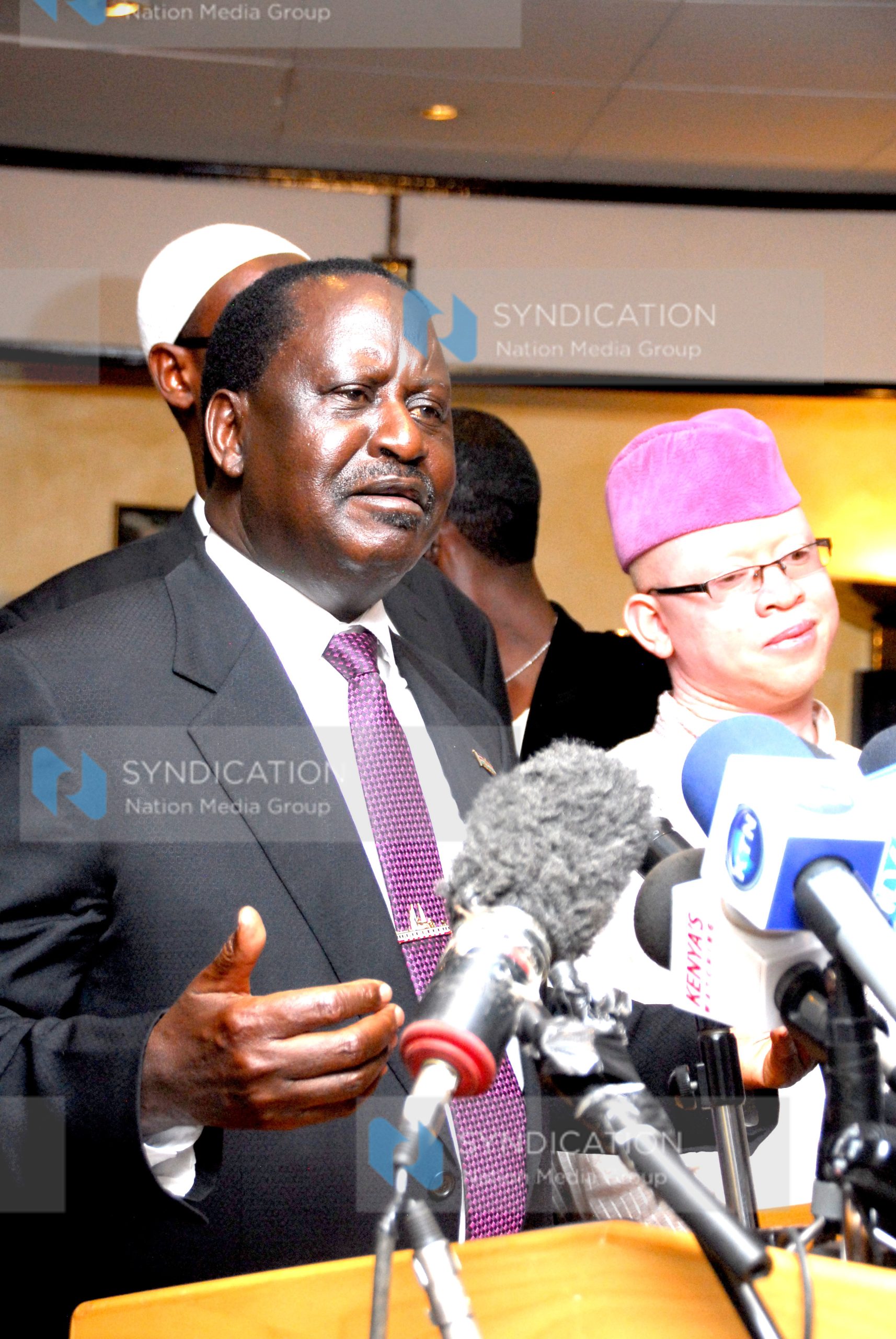 CORD leaders address the press during a joint conference