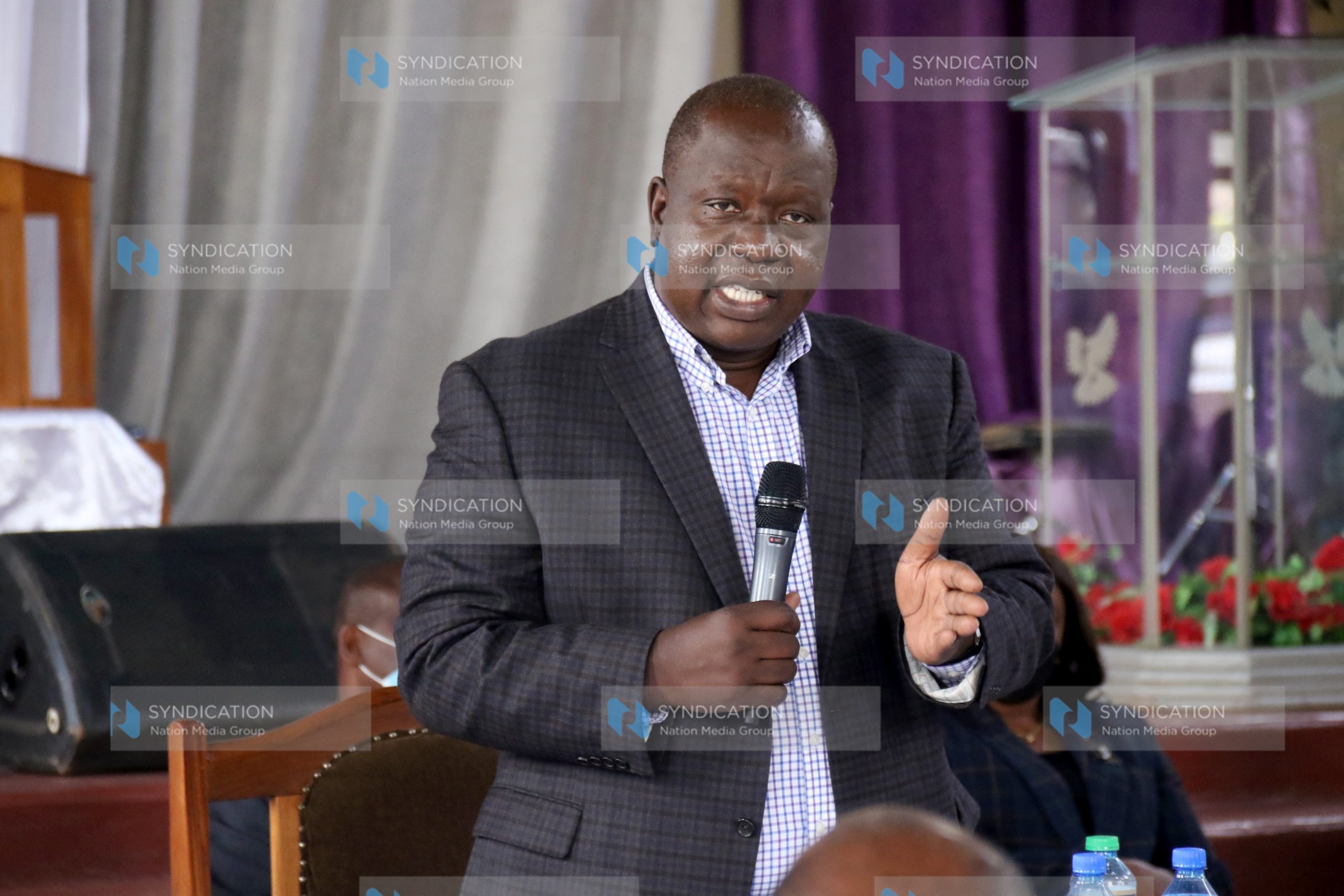 Interior CS Fred Matiang’i at Mariakani Church of God South B