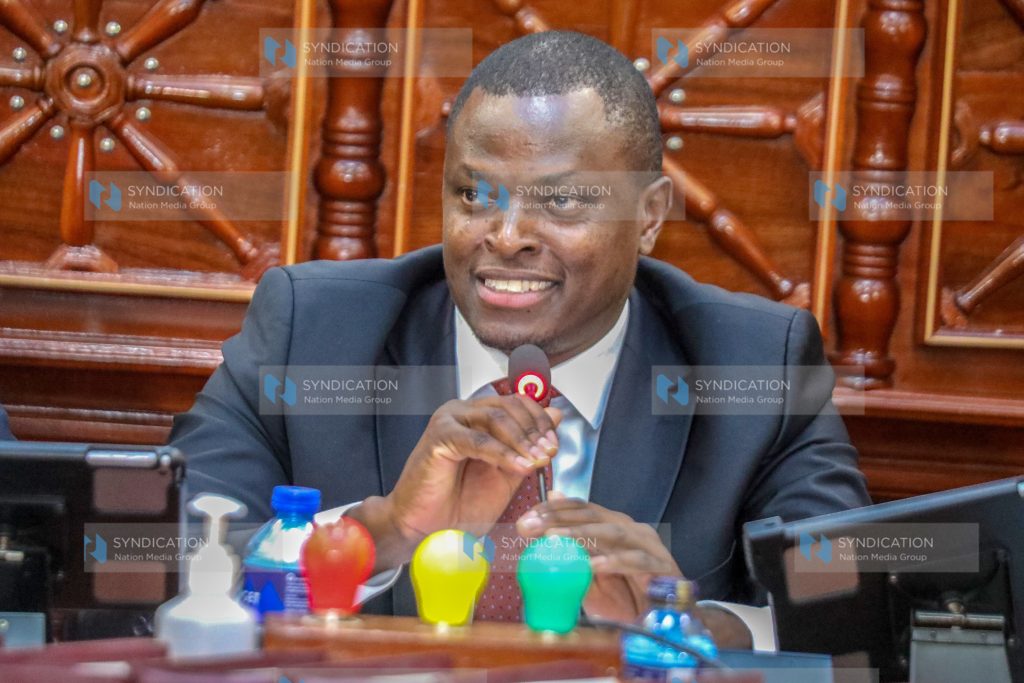 The Co-Chair of the mediation committee Ndindi Nyoro