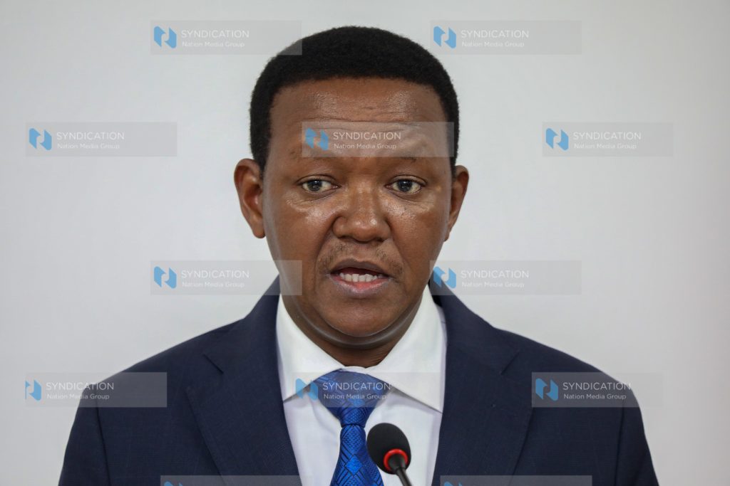 Cabinet Secretary for Foreign & Diaspora Affairs Dr Alfred Mutua