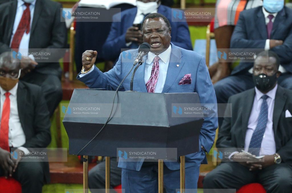 COTU secretary general Francis Atwoli