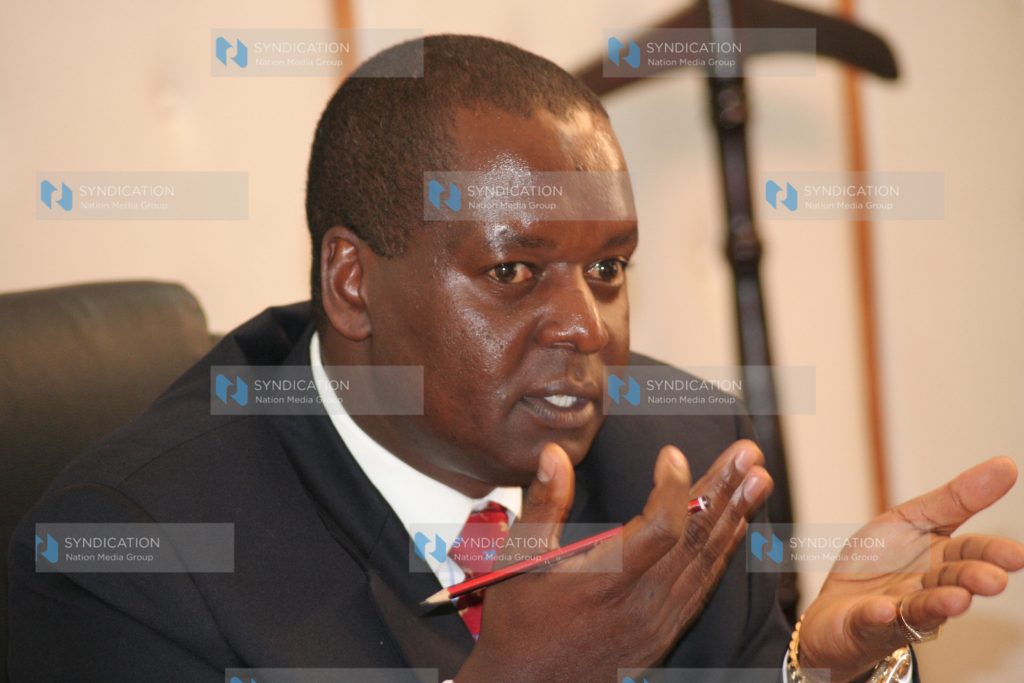 Trade minister Amos Kimunya