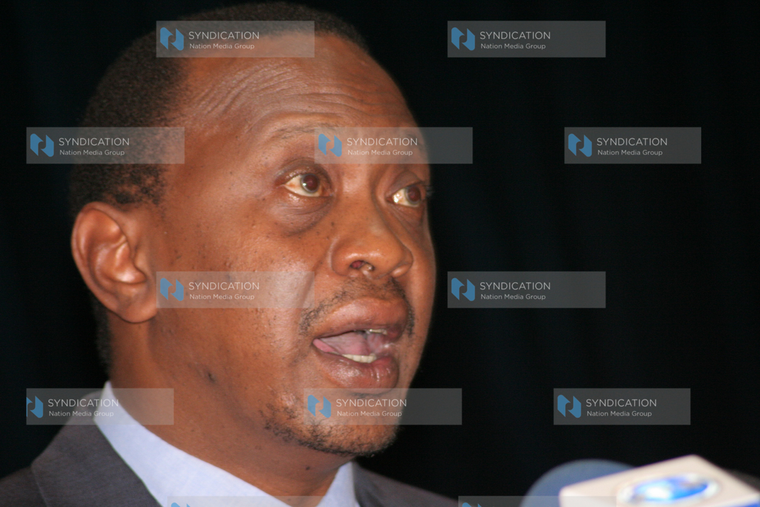 Deputy prime minister and minister for finance Uhuru Kenyatta