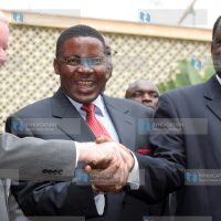Prime Minister Raila Odinga, House Speaker Kenneth Marende, and U.S. Ambassador Michael Ranneberger