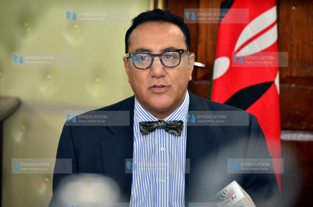 Tourism Cabinet Secretary Najib Balala