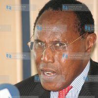 Internal security minister Prof George Saitoti