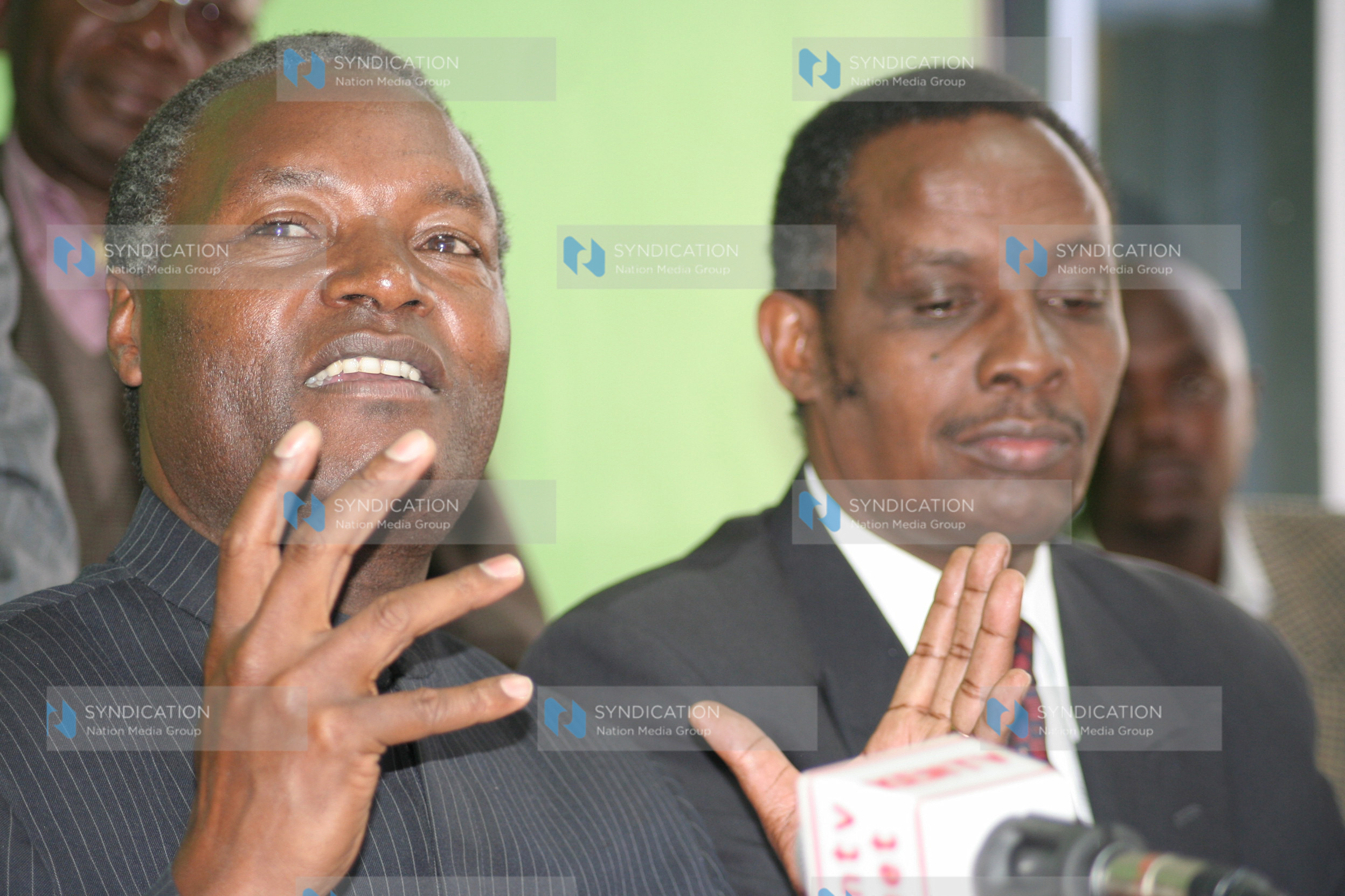 Members of Kenyans Against Impunity Njeru Kathangu and Wanyiri Kihoro