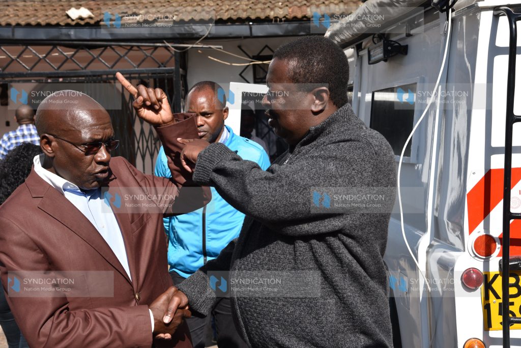 NASA co-principal Musalia Mudavadi with Boni Khalwale