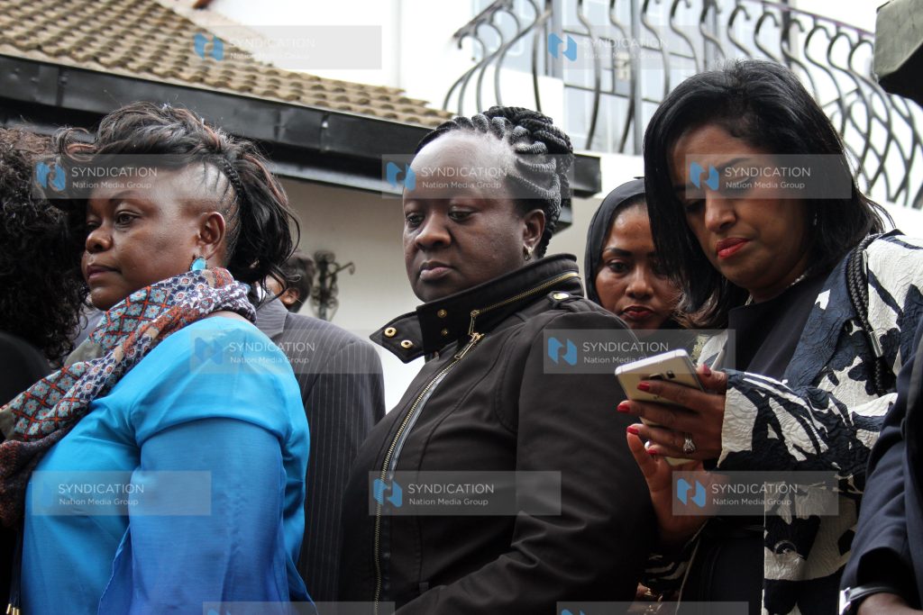 ODM members of Parliament Millie Odhiambo, Judy Sijenyi and Esther Passaris