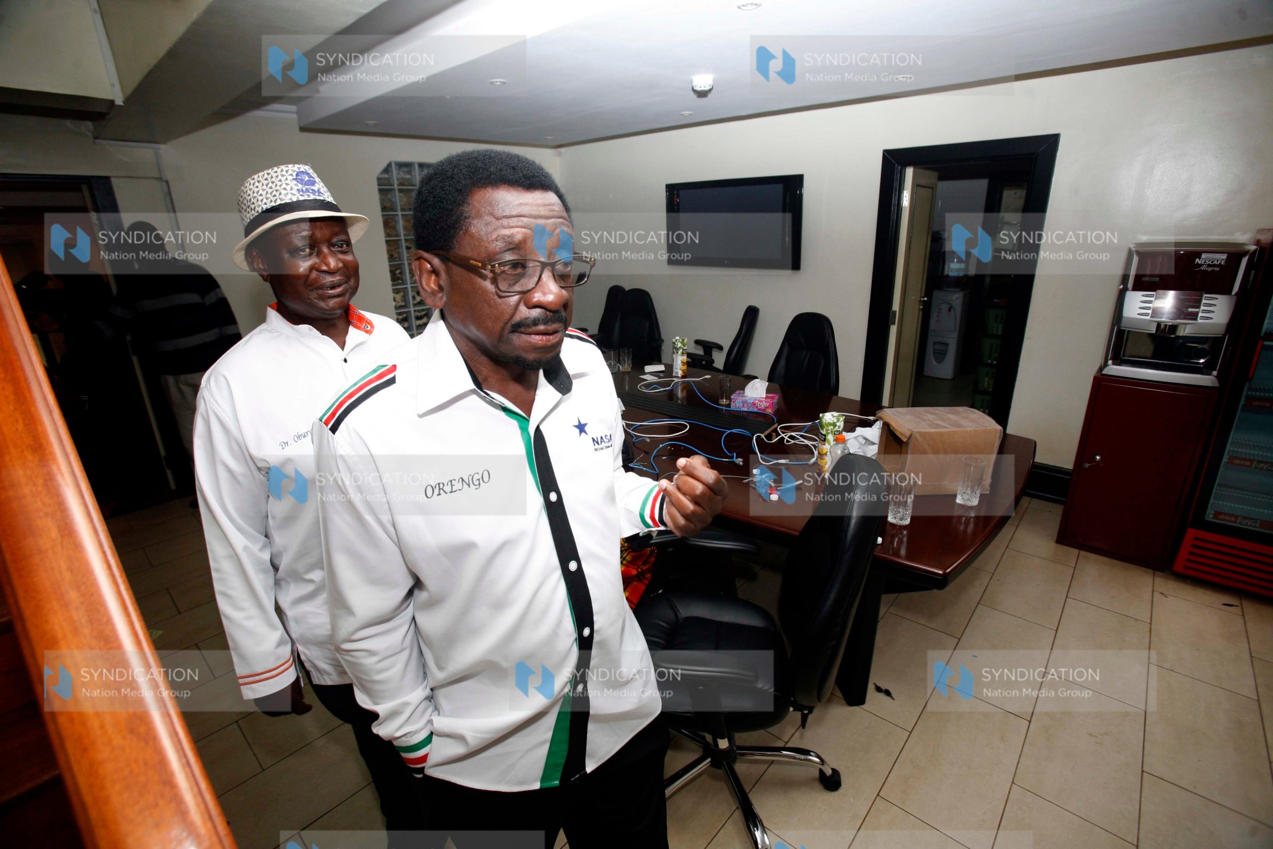 James Orengo and Oburu Odinga