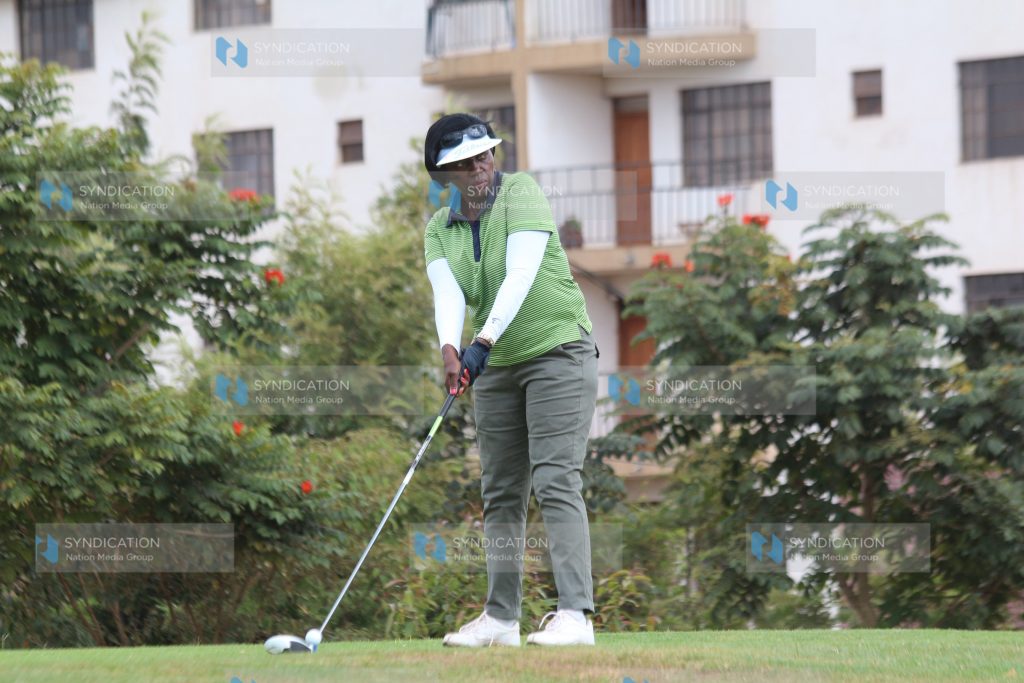 Martha Karua during the Nation Classic Golf