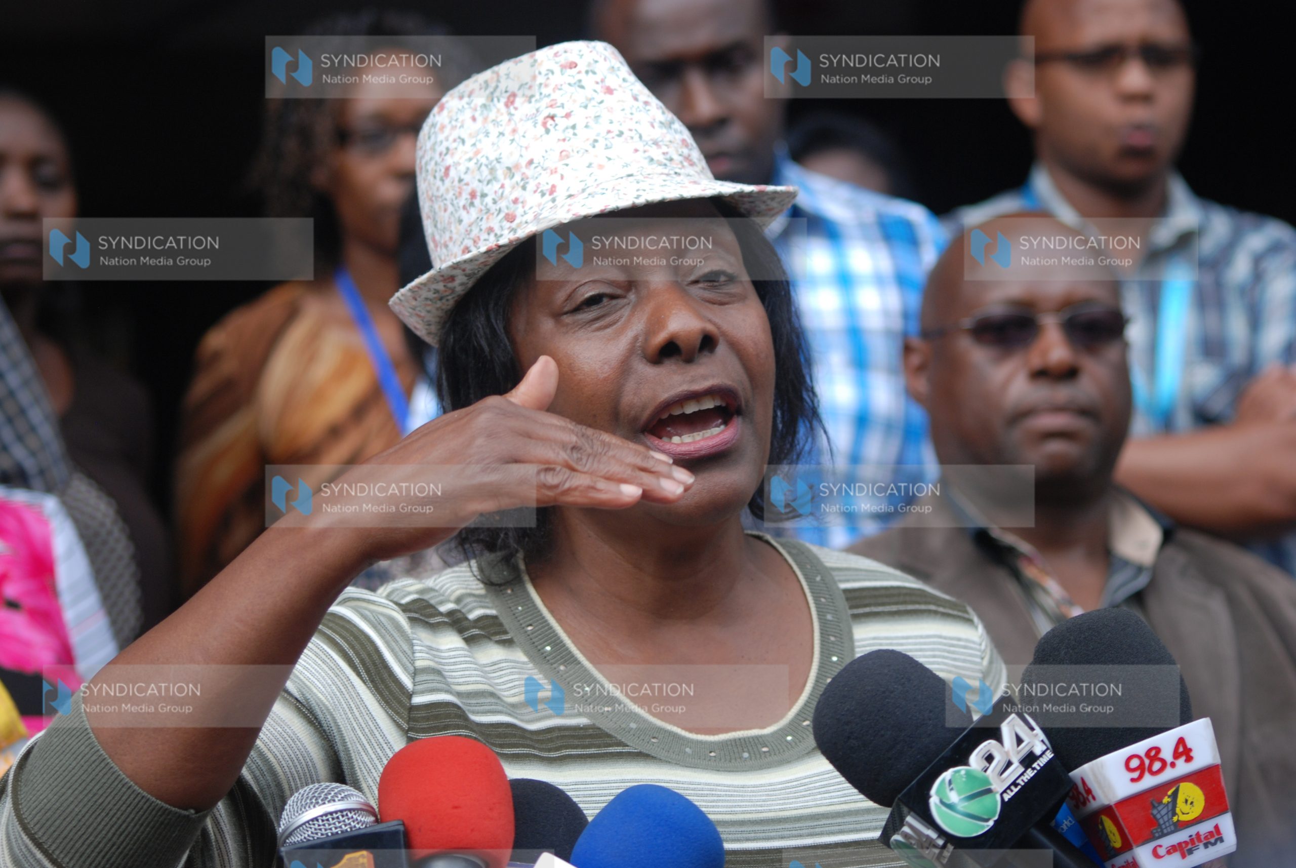 Lands cabinet secretary Charity Ngilu