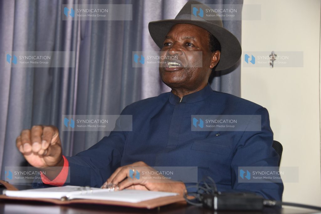 Former Runyenjes MP and August 9 Presidential aspirant on Ford Asili ticket Mtumishi Njeru Kathangu