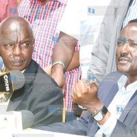 Wiper Democratic Movement Leader Kalonzo Musyoka and Makueni Governor Kivutha Kibwana