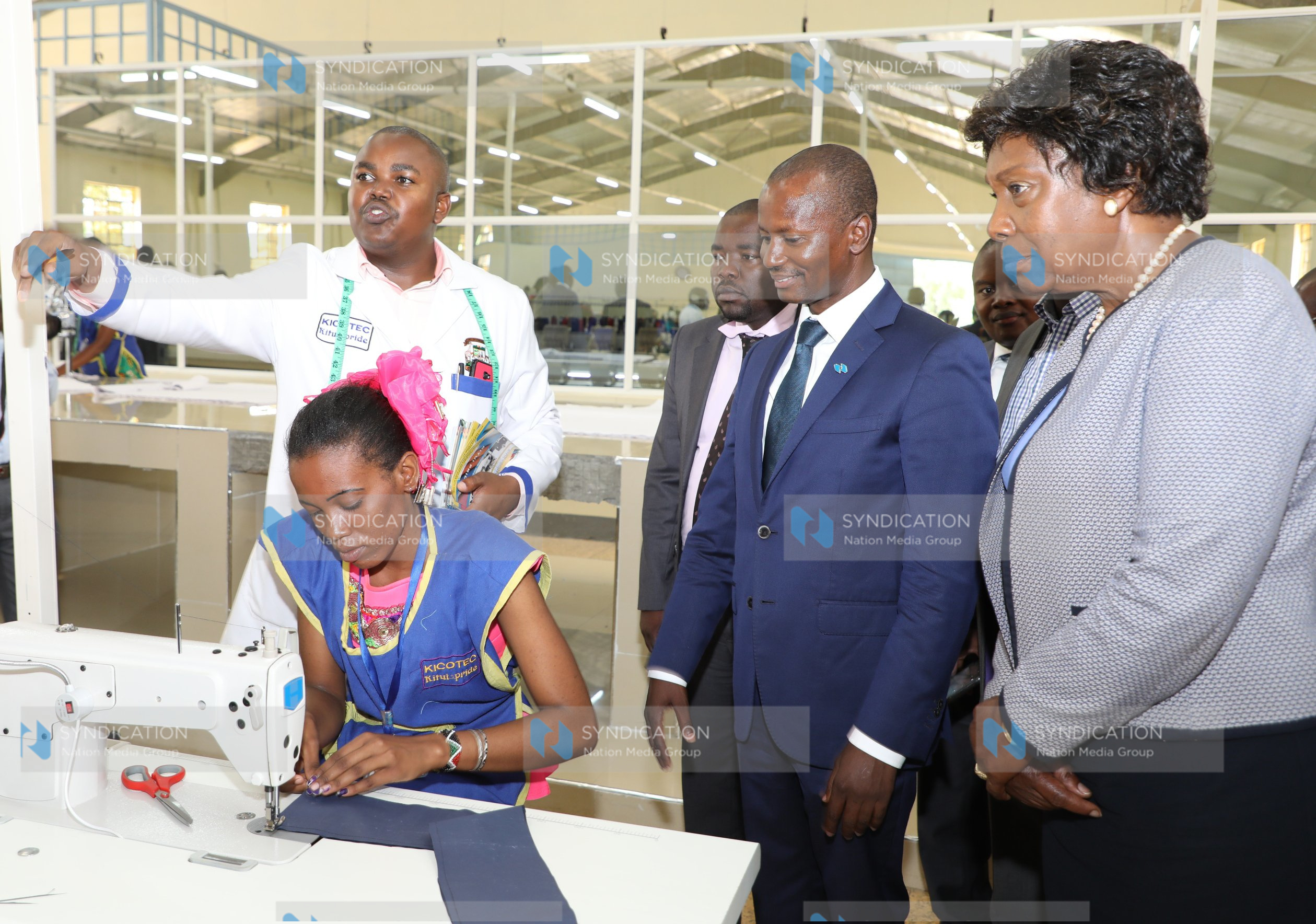 Nation Newspapers Managing Director Francis Munywoki and Head of Editorial Content at NMG John Kamau