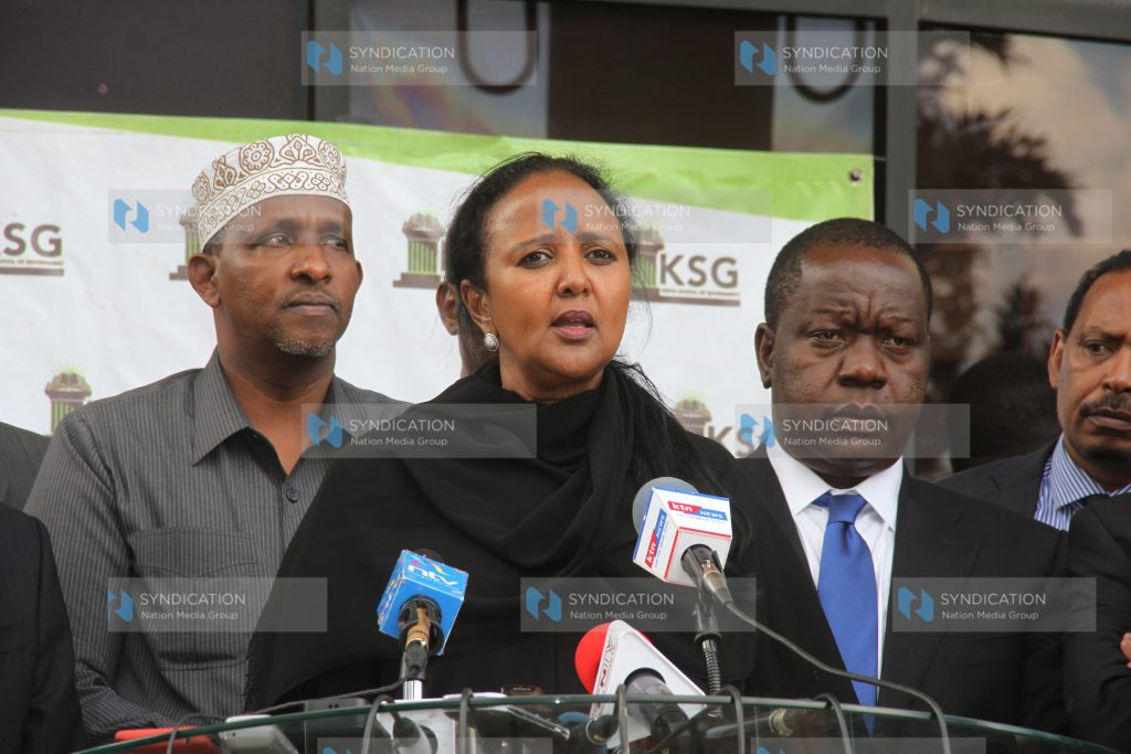 Meeting with Northeastern Leaders at the Kenya School of Government, Kabete