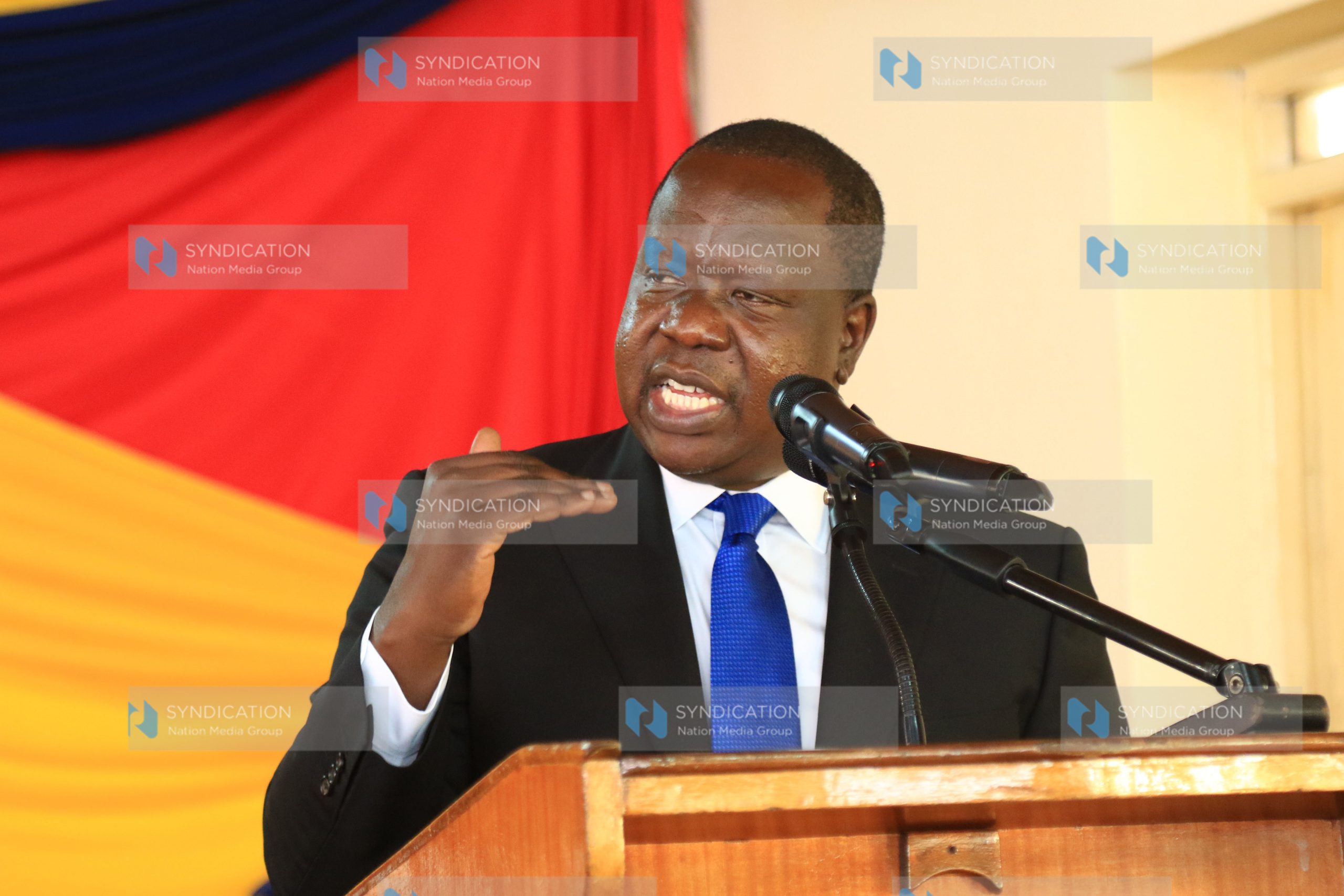 Training of cadets at the National Police College-Kiganjo