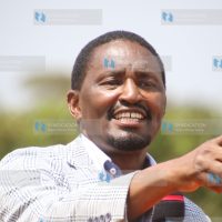 TSP leader Mwangi Kiunjuri addresses residents