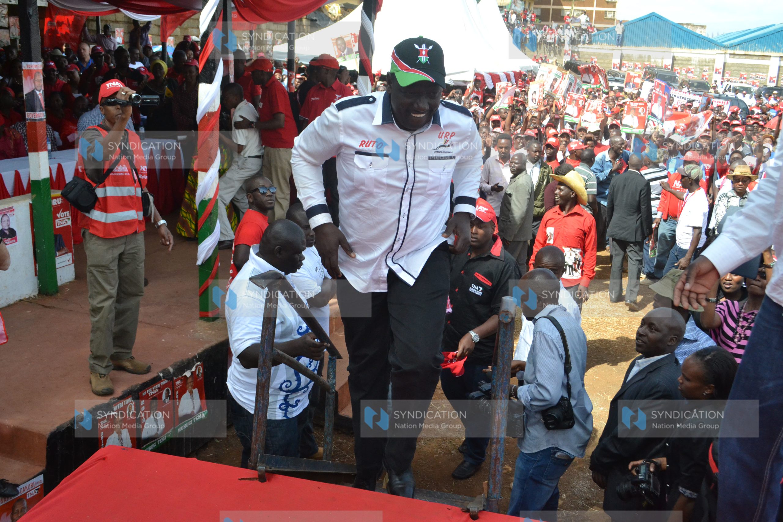 Jubilee coalition presidential running mate William Ruto