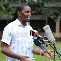 Mwangi Kiunjuri addresses journalists