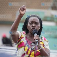 Narc Kenya leader Martha Karua addresses wananchi in Nyeri town