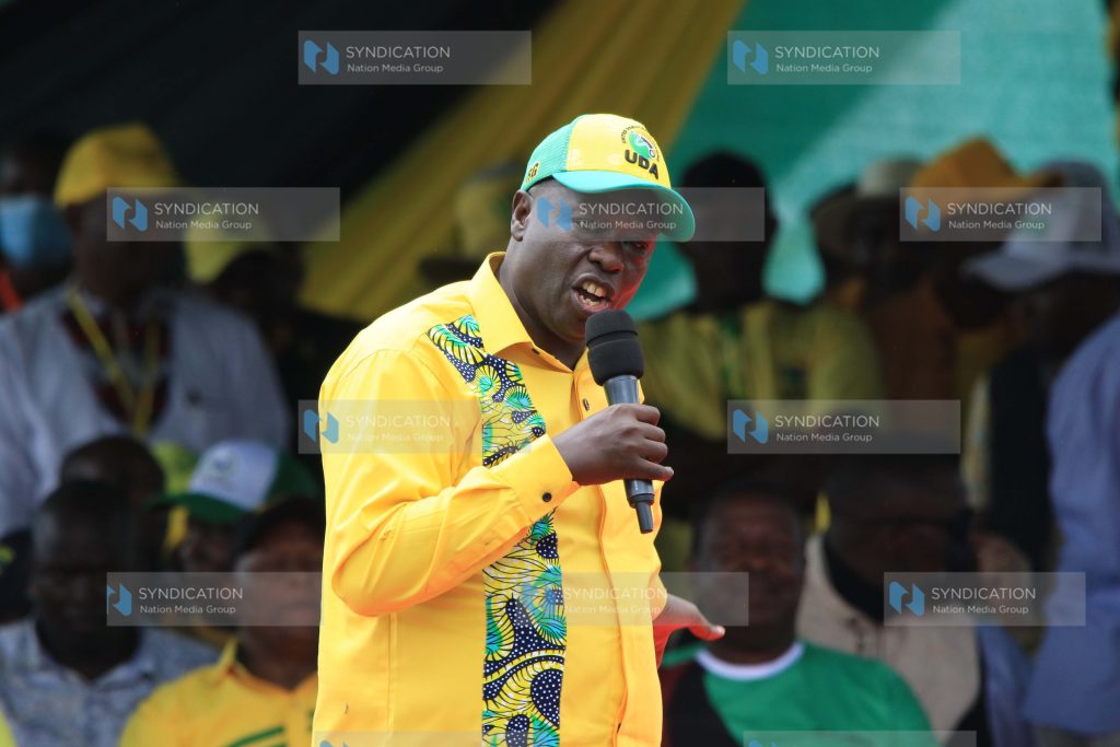 Kenya Kwanza coalition rally at Asian Quarters matatu stage in Nyeri town