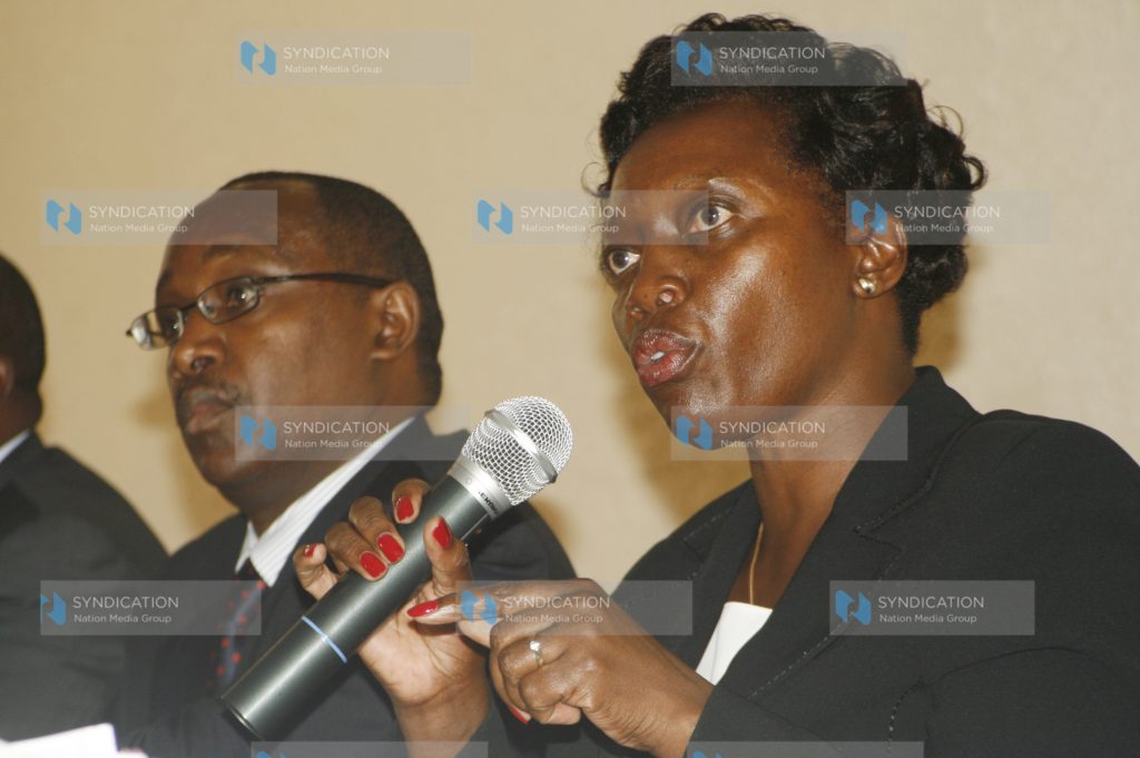 Justice and constitutional minister Martha Karua