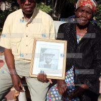 Former Subukia MP Koigi Wamwere and his mother Ms. Wangu wa Wamwere