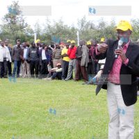 URP Presidential aspirant William Ruto addressing a section of local leaders