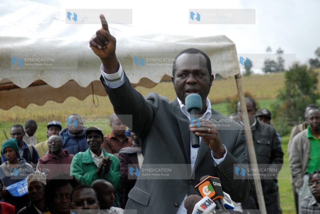 Presidential hopeful Mr. Raphael Tuju addresses Post Election Violence- 07/08 victims