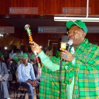 CORD Co-Principal Moses Wetangula addresses Ford Kenya delegates