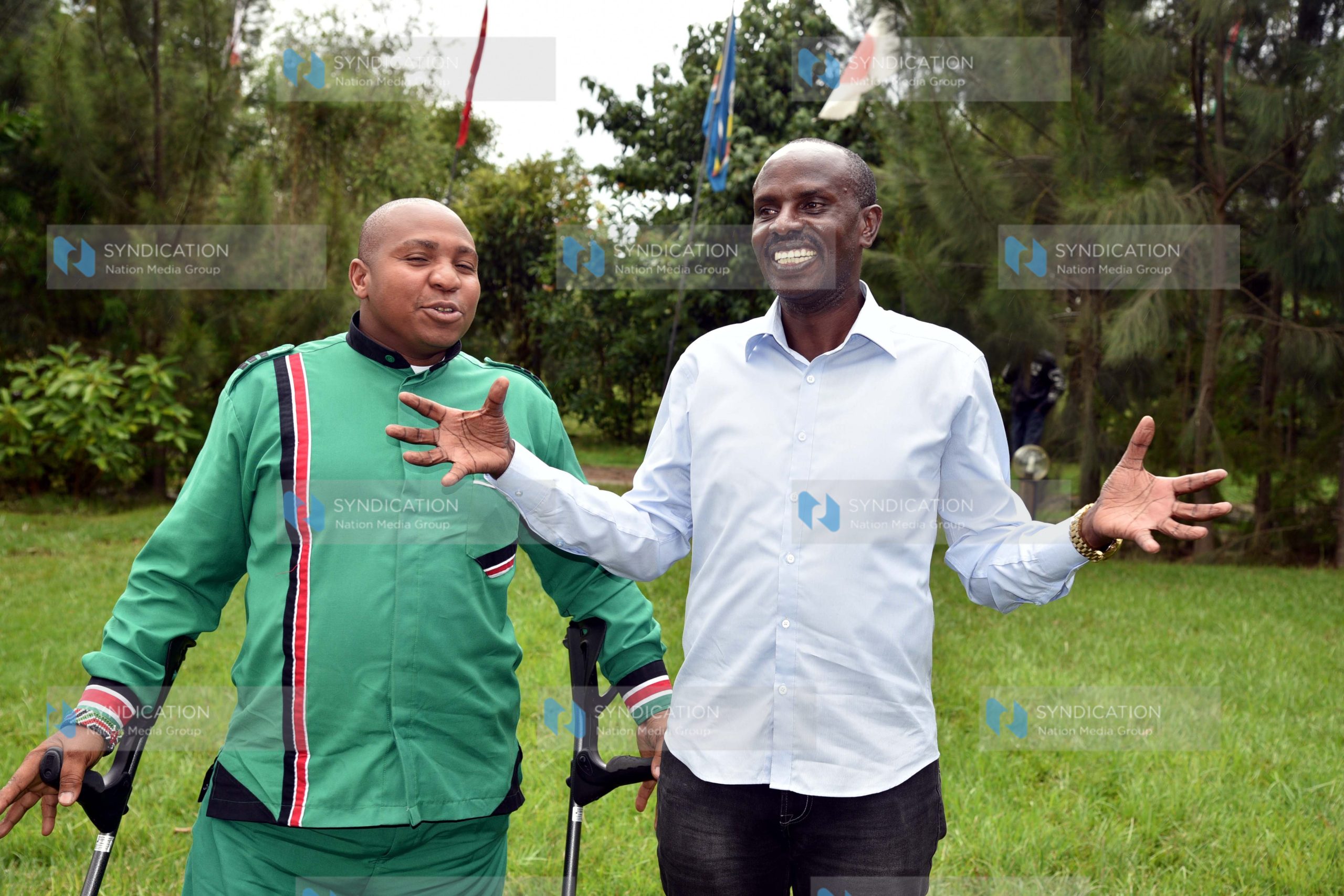 Nominated members of parliament David Sankok (Jubilee) and Wilson Sossion (ODM)