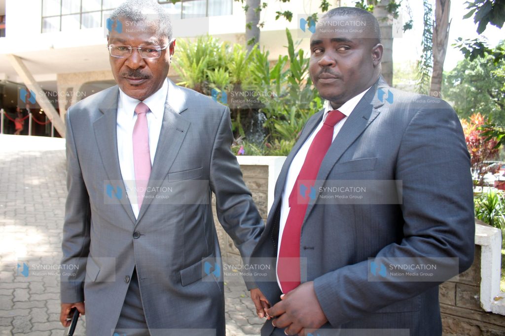 Bungoma Senator Moses Wetangula and Kakamega Senator Cleophas Malala