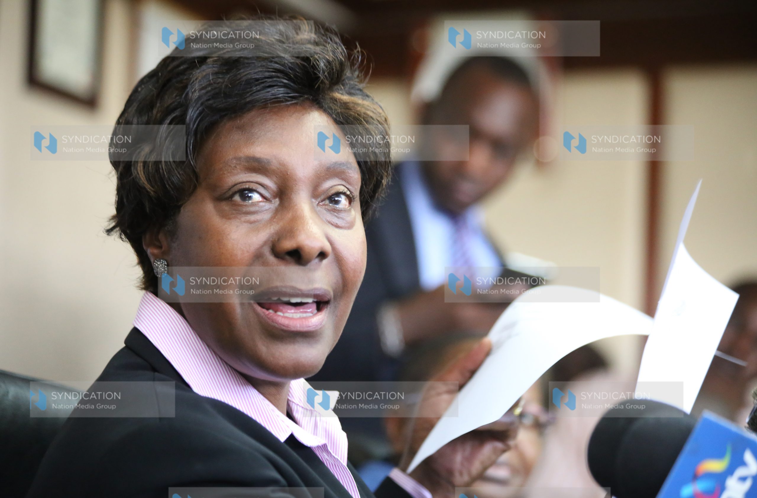Lands Cabinet Secretary Charity Ngilu