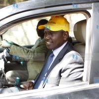 William Ruto leaves after attending URP NEC meeting