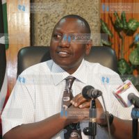 Agriculture Minister William Ruto