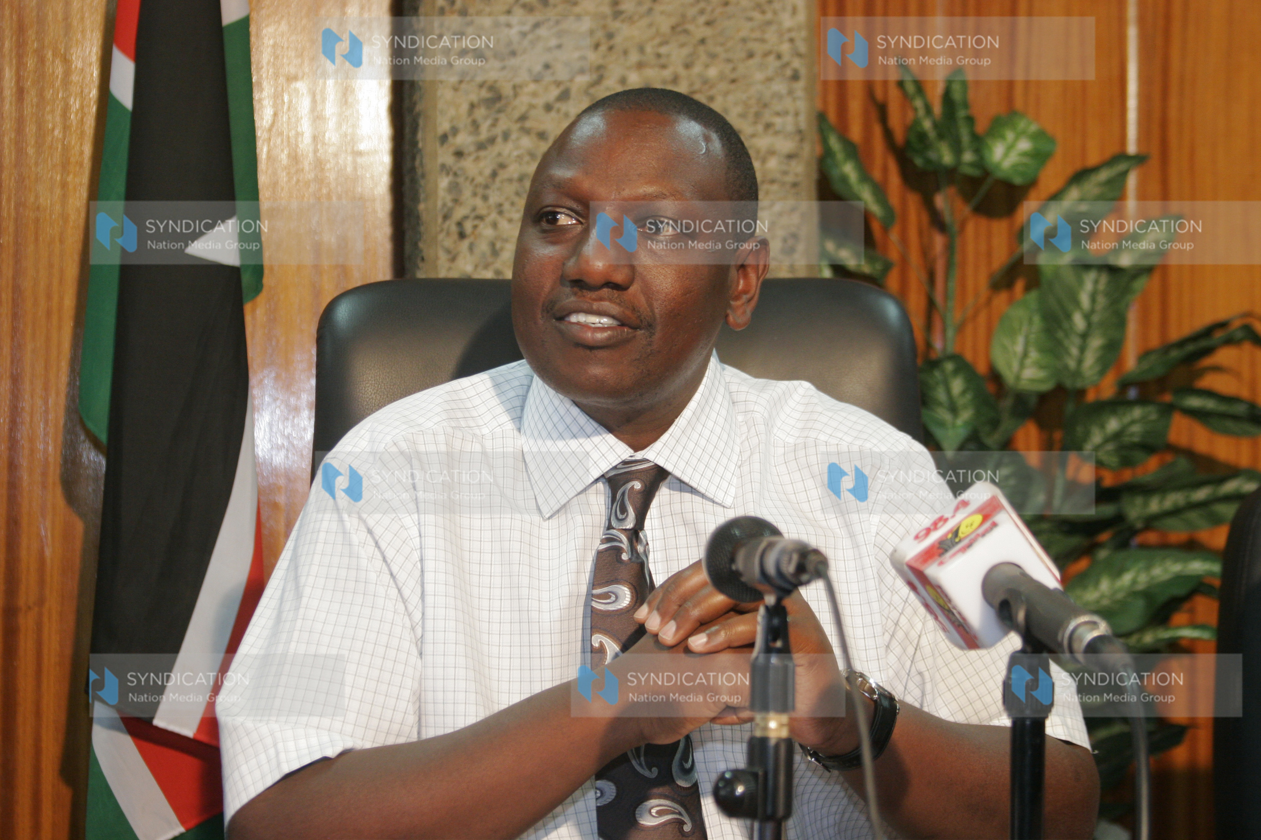 Agriculture Minister William Ruto