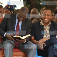 Deputy President William Ruto reading his bible