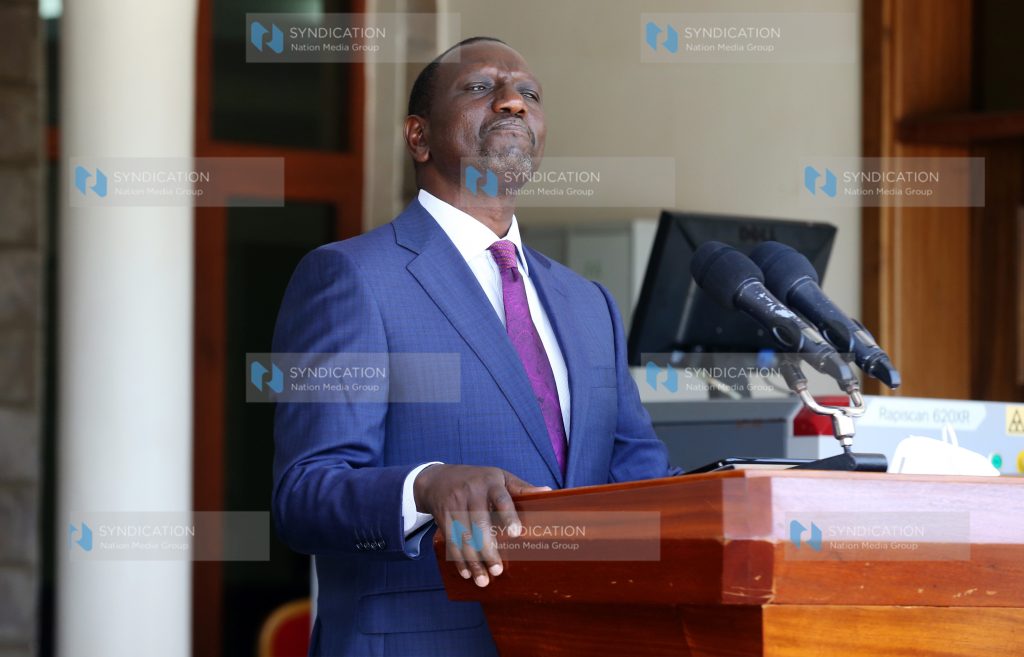 Deputy President William Ruto