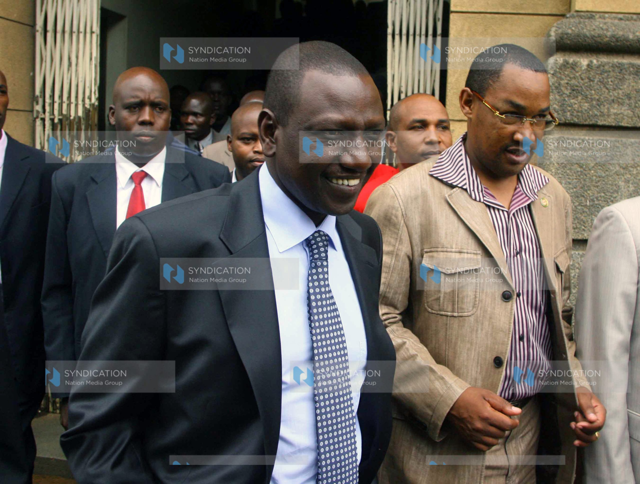 Minister for Higher Education William Ruto and other “NO “supporters