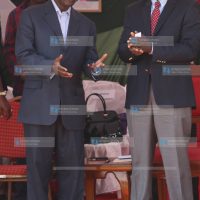 Deputy President William Ruto and Meru Senator Kiraitu Murungi